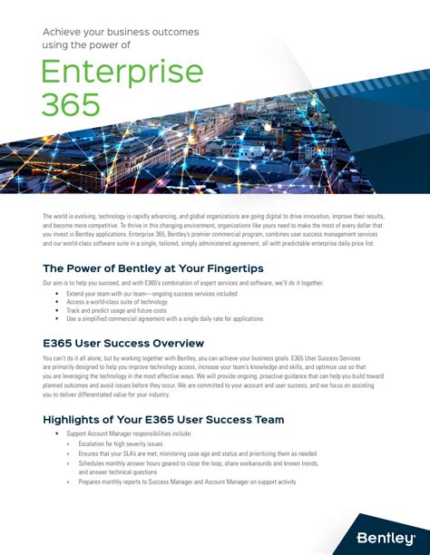 bentley e365|Overview of the E365 Contract .